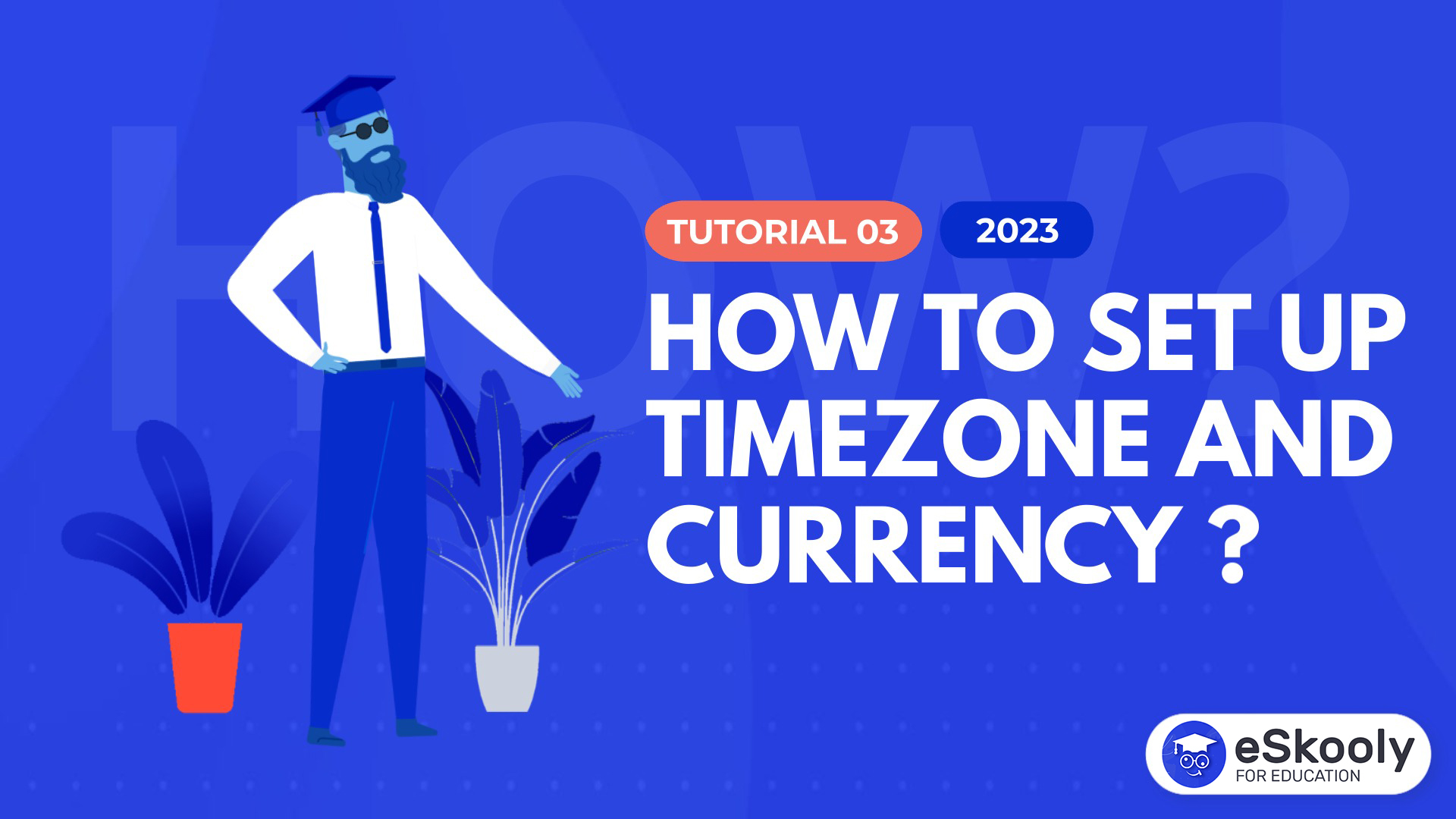 How to set up time zone and currency in eSkooly?