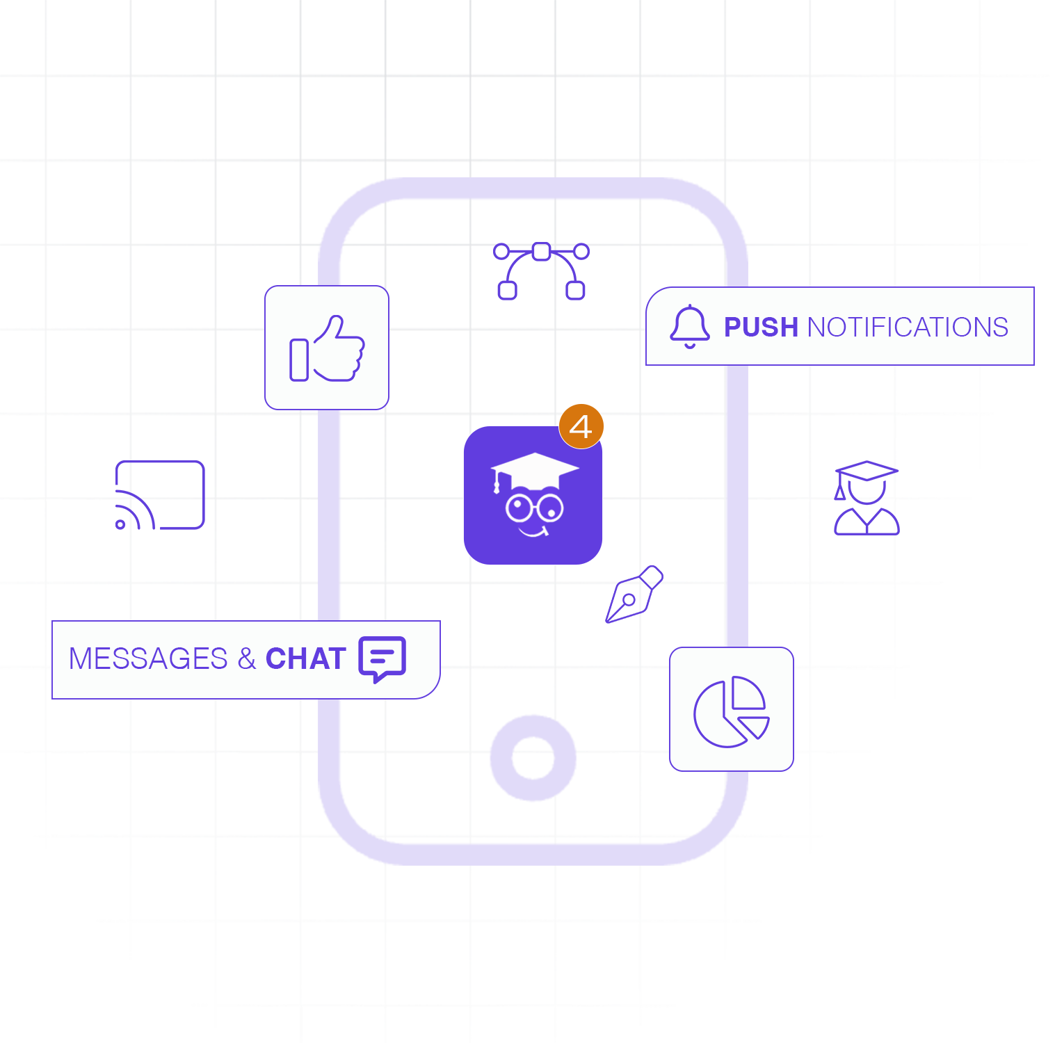 eSkooly Teacher App UI showing attendance management