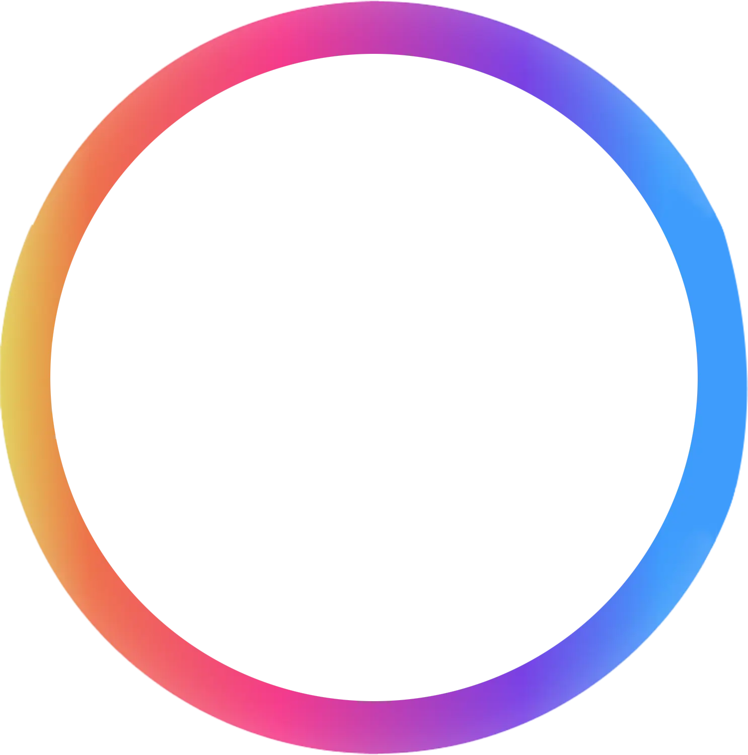 Abstract circle shape graphic